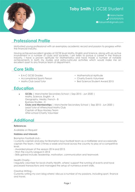 bold 16 years old|CV template for 16 year old + 2 examples for 2024.